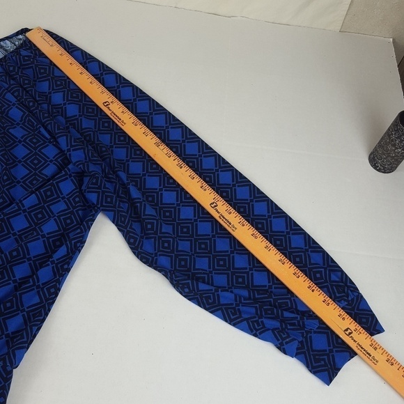 ⬇️ Womens Plus Sz 3X Blue Black Blouse Top by ALYX - Picture 6 of 7